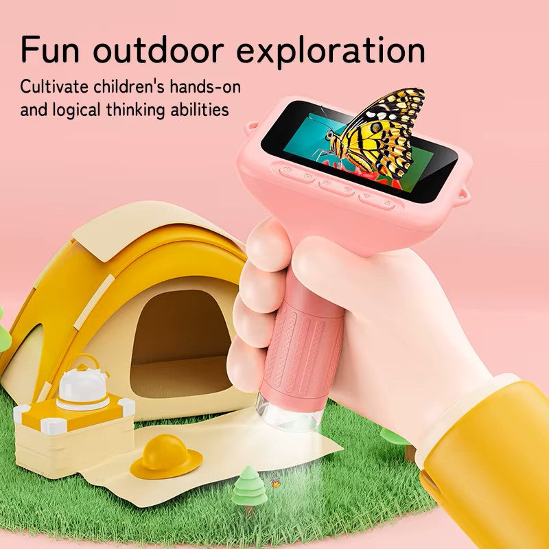 Kids Digital Microscope – 1080P Portable Microscope with 2MP Camera