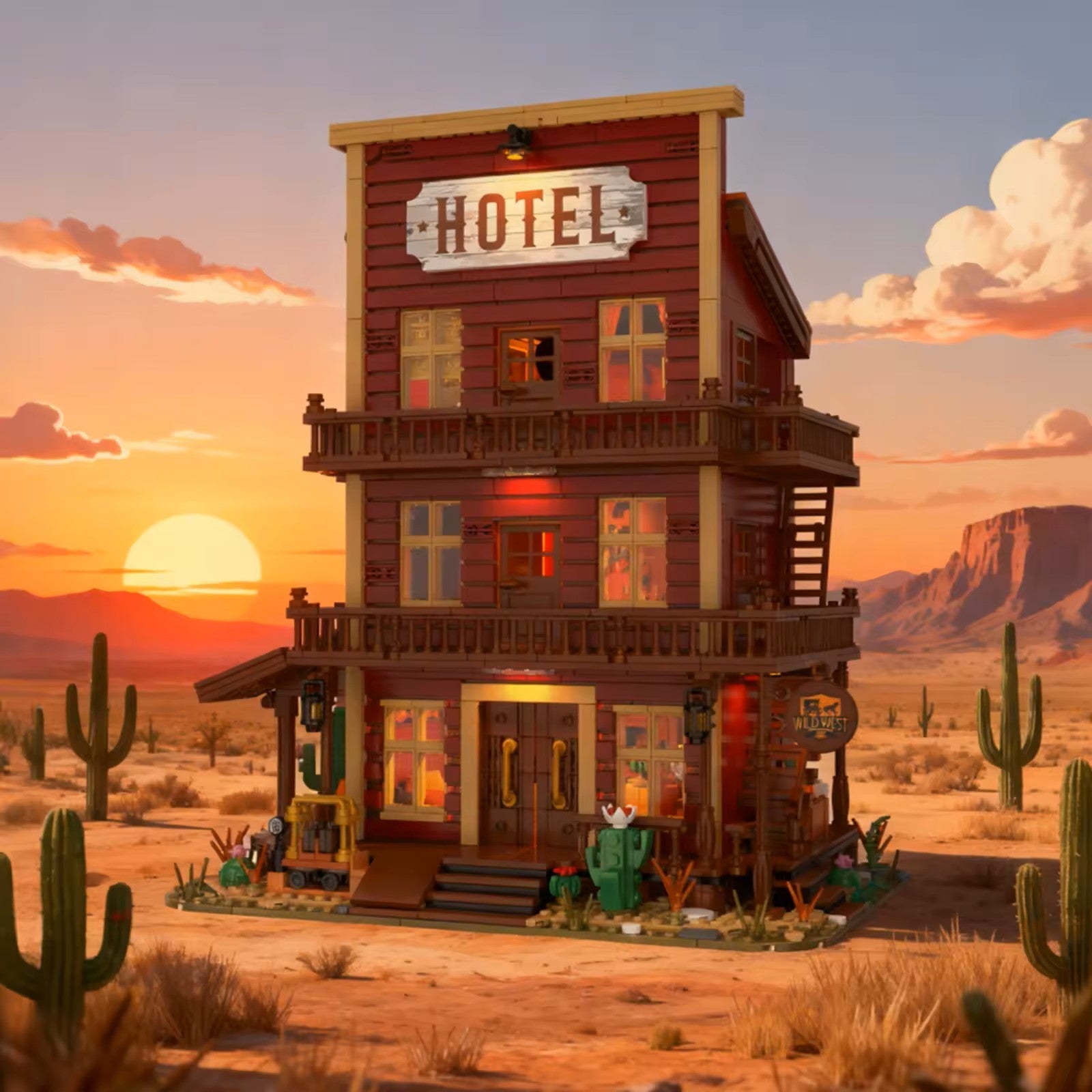 LED Christmas Building Blocks Set – Creative DIY Assembly Toy for Kids