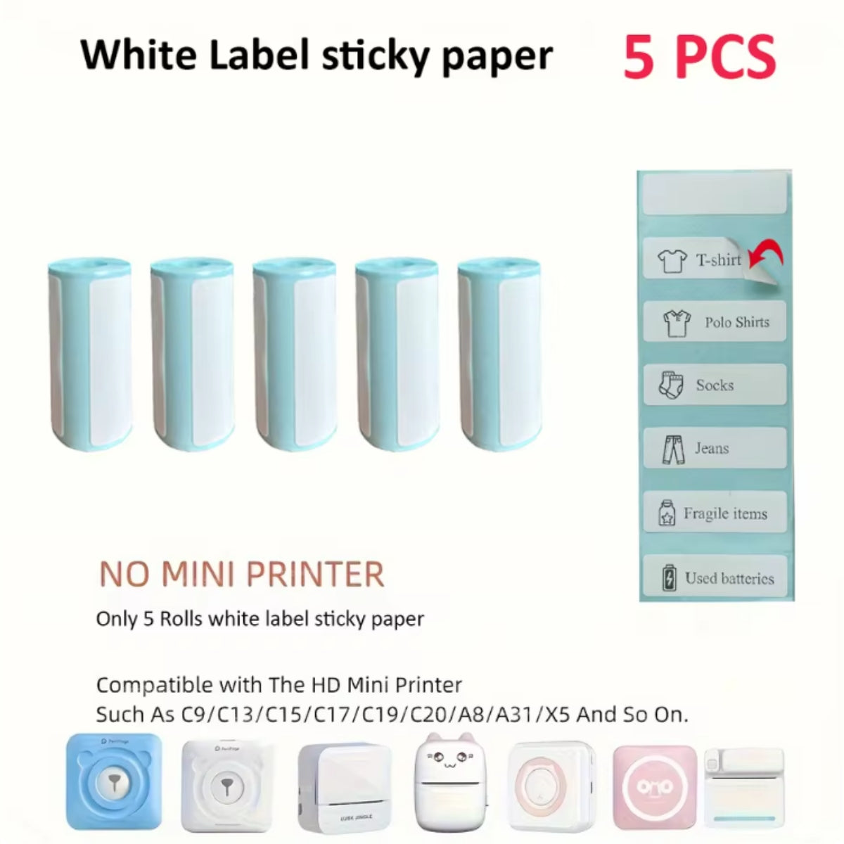 Mini Portable Thermal Printer